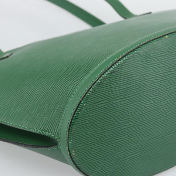 LOUIS VUITTON Epi Saint Jacques Shopping Shoulder Bag Green M52264 Auth gh2294