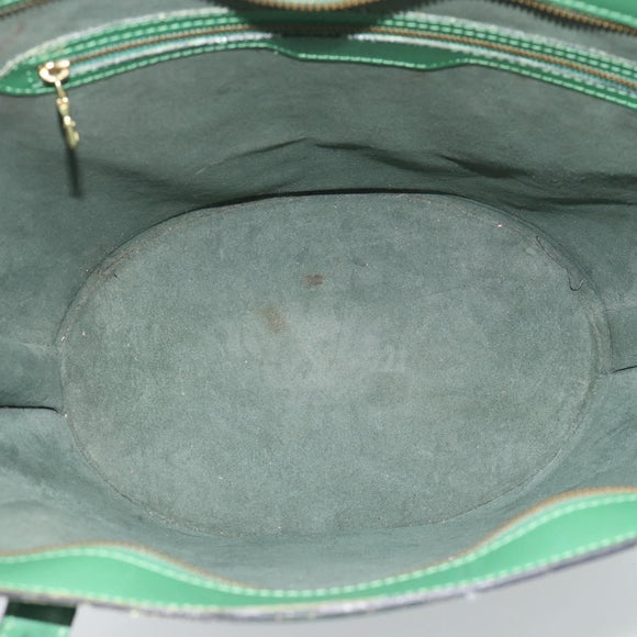 LOUIS VUITTON Epi Saint Jacques Shopping Shoulder Bag Green M52264 Auth gh2294