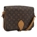LOUIS VUITTON Monogram Cartouchiere GM Shoulder Bag M51252 LV Auth gh2296-1