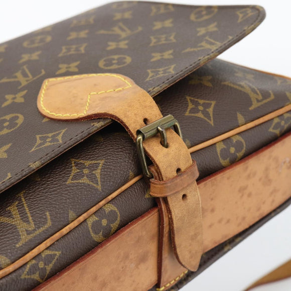 LOUIS VUITTON Monogram Cartouchiere GM Shoulder Bag M51252 LV Auth gh2296
