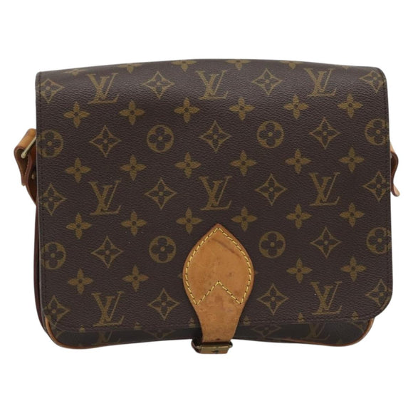 LOUIS VUITTON Monogram Cartouchiere GM Shoulder Bag M51252 LV Auth gh2296