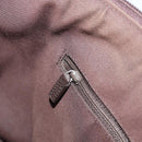 GUCCI GG Canvas Abbey Tote Bag Outlet Dark Brown Silver 268640 Auth gh2299-19