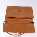 LOEWE Anagram Hand Bag Leather Brown Auth gh230-10