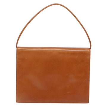 LOEWE Anagram Hand Bag Leather Brown Auth gh230 - 0