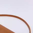 LOEWE Anagram Hand Bag Leather Brown Auth gh230-8