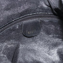 GUCCI Bamboo Hand Bag Leather 2way Black Gold Tone 001 1577 2615 Auth gh2300-16