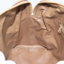 CELINE Macadam Hand Bag PVC Leather Beige Gold Tone Auth gh2301-19