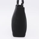 Salvatore Ferragamo Vala Hand Bag Canvas Black Silver Auth gh2305-4