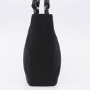 Salvatore Ferragamo Vala Hand Bag Canvas Black Silver Auth gh2305-5