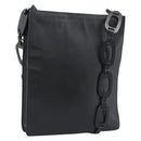 GUCCI Shoulder Bag Leather Black 001 2122 Auth gh2309-1