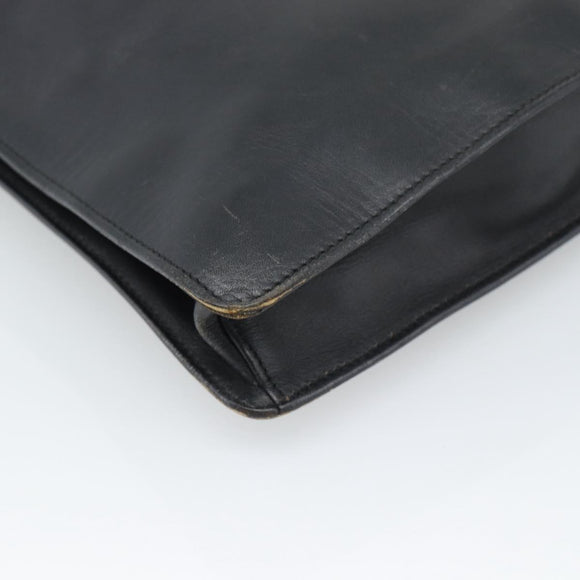 GUCCI Shoulder Bag Leather Black 001 2122 Auth gh2309