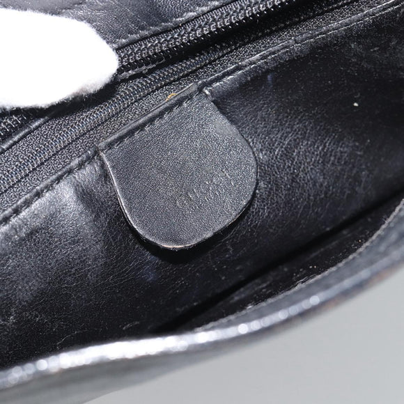 GUCCI Shoulder Bag Leather Black 001 2122 Auth gh2309