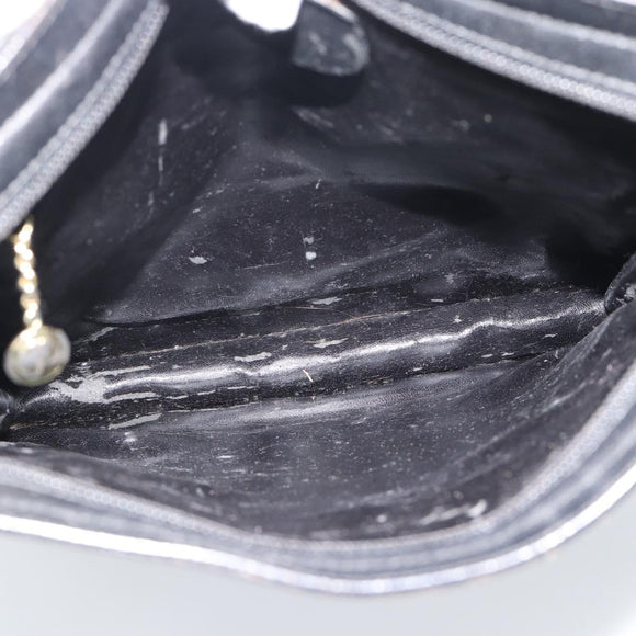 GUCCI Shoulder Bag Leather Black 001 2122 Auth gh2309