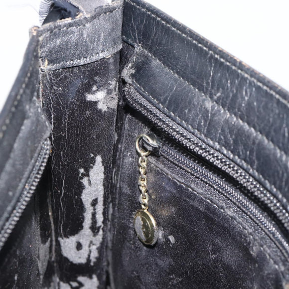 GUCCI Shoulder Bag Leather Black 001 2122 Auth gh2309