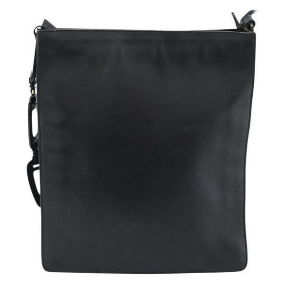 GUCCI Shoulder Bag Leather Black 001 2122 Auth gh2309