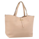 Salvatore Ferragamo Gancini Tote Bag Leather Pink Gold Tone Auth gh2313-1