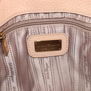 Salvatore Ferragamo Gancini Tote Bag Leather Pink Gold Tone Auth gh2313-14