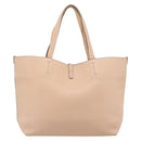 Salvatore Ferragamo Gancini Tote Bag Leather Pink Gold Tone Auth gh2313-3