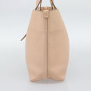 Salvatore Ferragamo Gancini Tote Bag Leather Pink Gold Tone Auth gh2313-5
