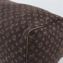 LOUIS VUITTON Monogram Mini Lin Speedy 30 Bag Brown Ebene M95224 LV Auth gh2314-16