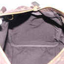 LOUIS VUITTON Monogram Mini Lin Speedy 30 Bag Brown Ebene M95224 LV Auth gh2314-17