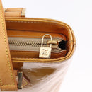 LOUIS VUITTON Monogram Vernis Houston Hand Bag Beige M91004 LV Auth gh2315-18