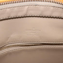 LOUIS VUITTON Monogram Vernis Houston Hand Bag Beige M91004 LV Auth gh2315-19