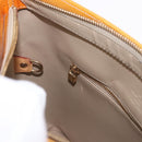 LOUIS VUITTON Monogram Vernis Houston Hand Bag Beige M91004 LV Auth gh2315-22