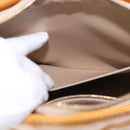 LOUIS VUITTON Monogram Vernis Houston Hand Bag Beige M91004 LV Auth gh2315-24