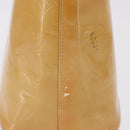 LOUIS VUITTON Monogram Vernis Houston Hand Bag Beige M91004 LV Auth gh2315-6