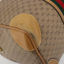 GUCCI Micro GG Web Sherry Line Boston Bag PVC Beige 58 012 534 40 Auth gh2316A-14