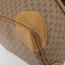 GUCCI Micro GG Web Sherry Line Boston Bag PVC Beige 58 012 534 40 Auth gh2316A-16