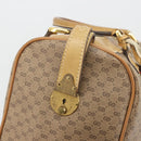 GUCCI Micro GG Web Sherry Line Boston Bag PVC Beige 58 012 534 40 Auth gh2316A-18