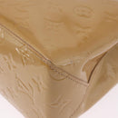 LOUIS VUITTON Monogram Vernis Reade PM Hand Bag Noisette M91334 LV Auth gh2317-14