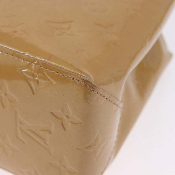 LOUIS VUITTON Monogram Vernis Reade PM Hand Bag Noisette M91334 LV Auth gh2317