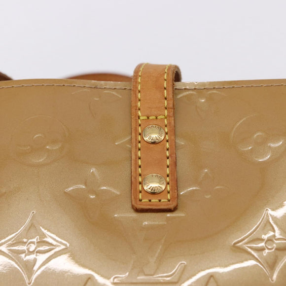 LOUIS VUITTON Monogram Vernis Reade PM Hand Bag Noisette M91334 LV Auth gh2317