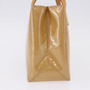 LOUIS VUITTON Monogram Vernis Reade PM Hand Bag Noisette M91334 LV Auth gh2317-4