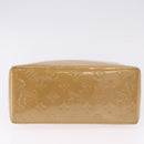 LOUIS VUITTON Monogram Vernis Reade PM Hand Bag Noisette M91334 LV Auth gh2317-5
