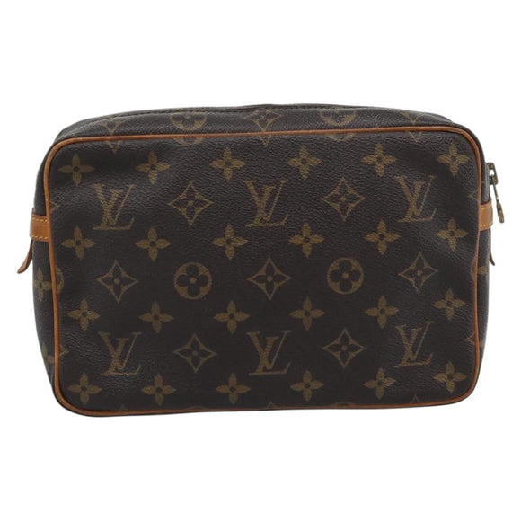 LOUIS VUITTON Monogram Compiegne 23 Clutch Bag M51847 LV Auth gh2318