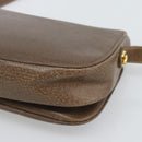 GUCCI Shoulder Bag Leather Brown Gold Tone 48 001 3969 Auth gh2319-12