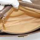 GUCCI Shoulder Bag Leather Brown Gold Tone 48 001 3969 Auth gh2319-17