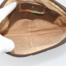GUCCI GG Supreme Shoulder Bag PVC Leather Beige Gold Tone 904 02 047 Auth gh2320-17