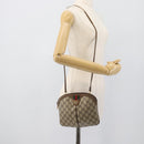 GUCCI GG Supreme Shoulder Bag PVC Leather Beige Gold Tone 904 02 047 Auth gh2320-22