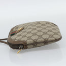 GUCCI GG Supreme Shoulder Bag PVC Leather Beige Gold Tone 904 02 047 Auth gh2320-4