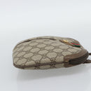 GUCCI GG Supreme Shoulder Bag PVC Leather Beige Gold Tone 904 02 047 Auth gh2320-5