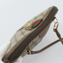 GUCCI GG Supreme Shoulder Bag PVC Leather Beige Gold Tone 904 02 047 Auth gh2320-6