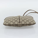 GUCCI GG Supreme Shoulder Bag PVC Leather Beige Gold Tone 904 02 047 Auth gh2320-9