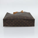LOUIS VUITTON Monogram Sac Plat Hand Bag M51140 LV Auth gh2321-10