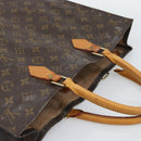 LOUIS VUITTON Monogram Sac Plat Hand Bag M51140 LV Auth gh2321-6