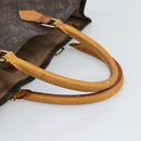LOUIS VUITTON Monogram Sac Plat Hand Bag M51140 LV Auth gh2321-7